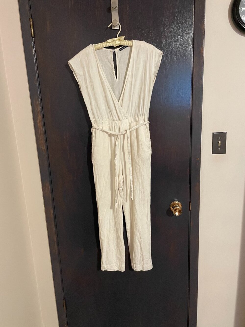 Abercrombie & Fitch Ladies White Sleeveless Jumpsuit Size XXSP